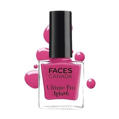 FACES CANADA Ultime Pro Splash Nagellack - Hot Pink 101 (8ml) | Schnelltrockn...