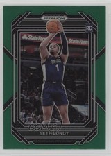 2023-24 Panini Prizm Draft Picks Green Prizm Seth Lundy #46 ib6