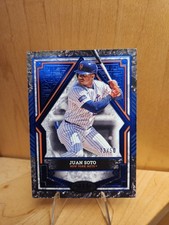 Juan Soto #61 2025 Topps Tier One Base Tier 2 Blue Foil Color Match /50 Mets