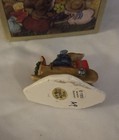 Wee Forest Folk MO-3 "Mole's New Sled", Mole, Brow Sled, Blue Coat, Xmas Package — photo 4