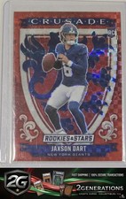 2025 Panini Rookies & Stars #11 Jaxson Dart Crusade Red Plaid