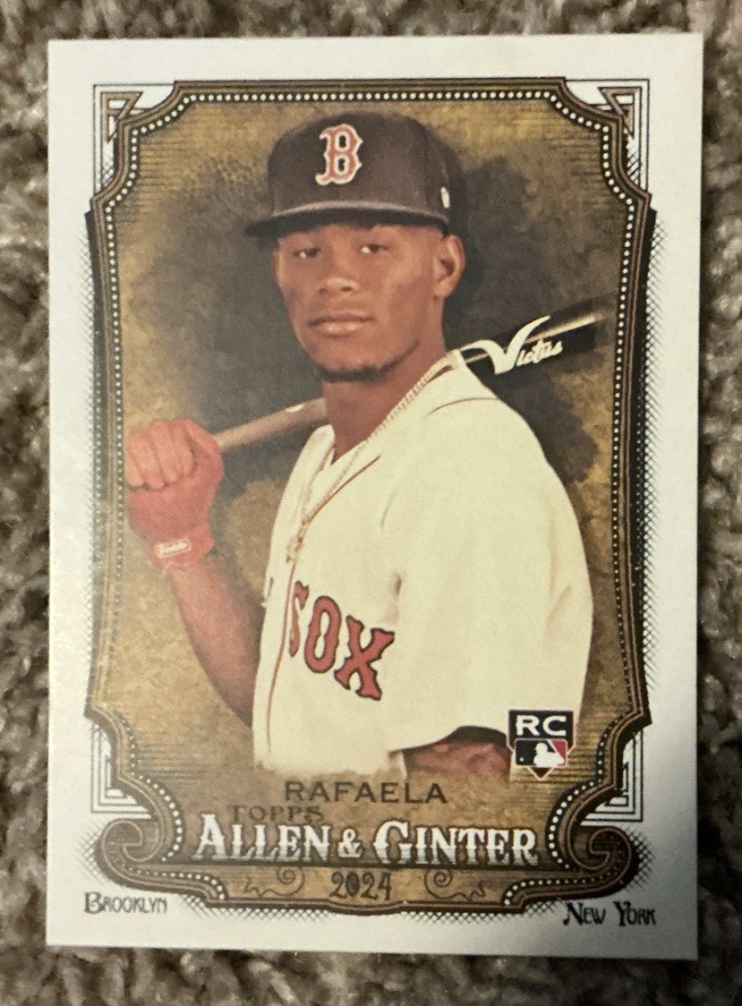 2024 Topps Allen & Ginter #77 Ceddanne Rafaela RC Boston Red Sox