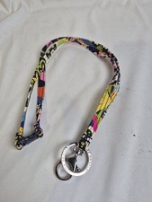 Vera Bradley Lanyard Key Ring ID Badge Holder
