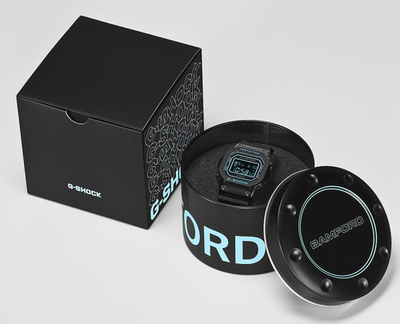 時計 BAMFORD G-SHOCK GM-5600BWD-1JR Casio G-SHOCK x BAMFORD GM-5600BWD-1JR Limited Model Black Blue
