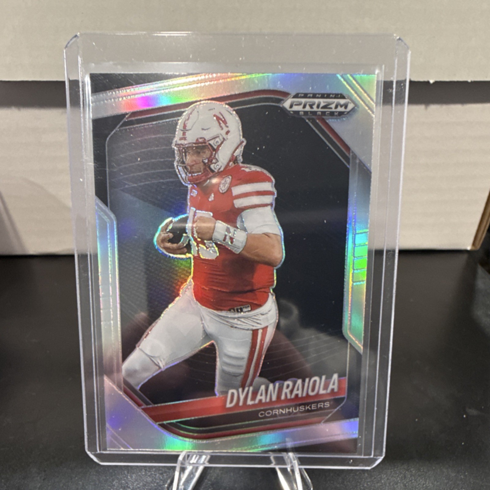Panini 2025 Prizm Black Dylan Raiola #164 Nebraska Cornhuskers Football NCAA