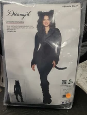 Costume, Female, Dreamgirl Black Cat Adult XL #4165 #4429