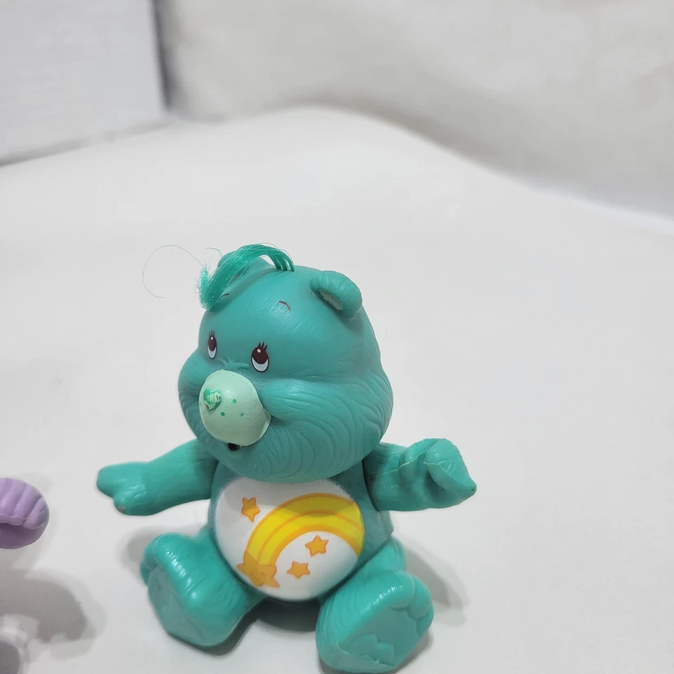 Lote de 4 figuras vintage de PVC Care Bears 1983 AGC Hong Kong Foto 4 de 4