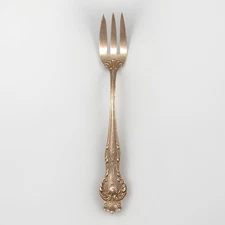 Ornate Antique Sterling Fork With Monogram And Maker’s Mark