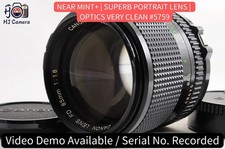 [NEAR MINT+] Canon New FD NFD 85mm f/1.8 MF Portrait Prime Lens Japan