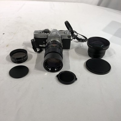 Minolta SR-7 (untested), 3 Extra Lenses