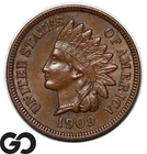 1909 Indian Head Cent Penny, Choice BU++