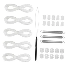 RV Pleated Shade Repair Kit, for Camper Replacement Blinds Pleated Shade White