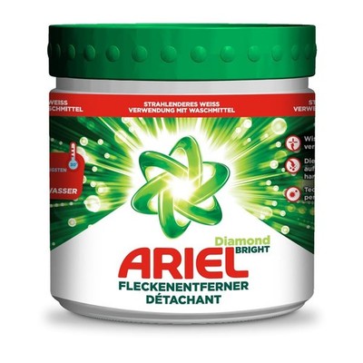 Fleckenentferner Ariel Pulver Diamon Bright für weiße Wäsche 500 g (1er Pack)
