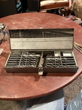 Norseman 115 pc Bright M7 Drill Bit Set Number Letter Missing Some Bits