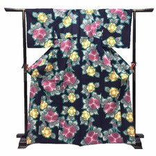 Kyoya I502 Yukata Yukata YUKATA Luxury Yukata Rose Hand-stitched Tailored