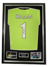 Sale Framed DAVID SEAMAN Signed Shirt Autographed Jersey ** & Certificate