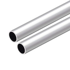 14mm OD Aluminum Round Tube 300mm 2 Pcs