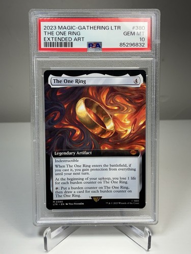 2023 Magic The Gathering  The One Ring Extended Art The Lord of the Rings PSA 10