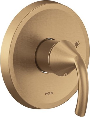 Moen UT2741BZG Glyde M-CORE 2-Series 1-Lever Handle Shower Trim Kit Bronzed Gold