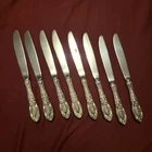 8 TOWLE Sterling Silver KING RICHARD Dinner Knife 8 5/8" No Monogram 703 Grams