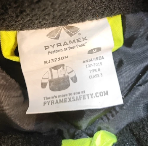 Pyramex Xtreme Visibility Class 3 Hi-Vis Jacket with Quilted Liner Size M image 2