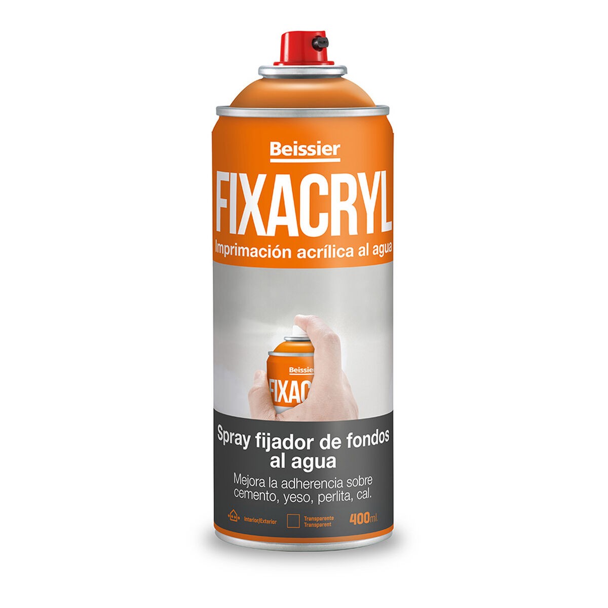 Spray Fissante Beissier 70237-007 Fixacryl Impermeabilizzazione 400 ml Traspa