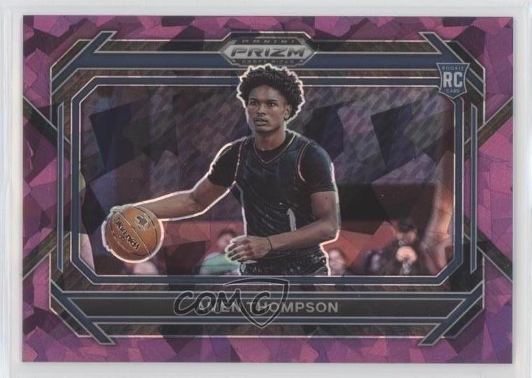 2023 Panini Prizm Draft Picks Purple Ice Variations 63/149 Amen Thompson #4 0z0v