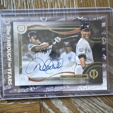 Topps 2021 Through the Years Gold Derek Jeter Insert New York Yankees TTY-21