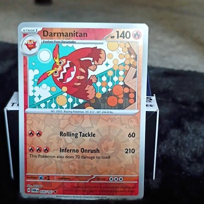 Pokémon TCG Darmanitan Sv06: Twilight Masquerade 035/167 Reverse Holo Uncommon  