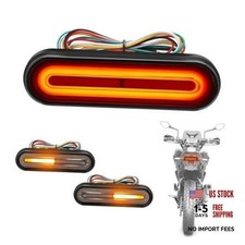 5" Motorcycle Tail Light: 12V LED Super Bright Brake Lights, Stop Turn Signal