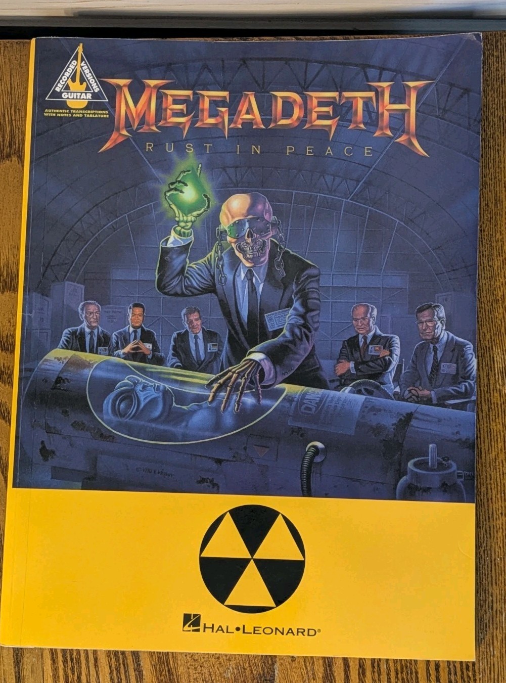 Megadeth Rust In Peace Guitar Tab Songbook by Hal Leonard 
