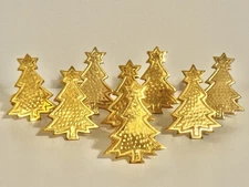 Pier 1 Christmas Tree Napkin Rings - 8 Pack - Merry Xmas Hallelujah Holiday