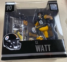 T.J. WATT MCFARLANE LEGACY SERIES 19 FIGURE NEW IN BOX PITTSBURGH STEELERS