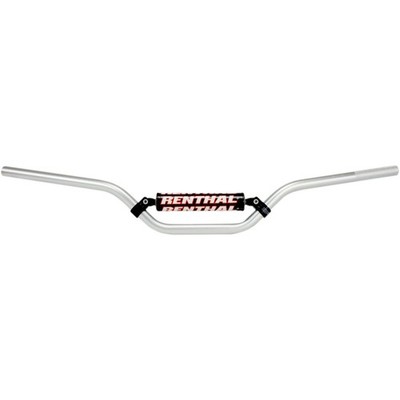 Renthal Silver - 7/8'' 735 - 5-1/5'' Trials Handlebar 73501SI04254