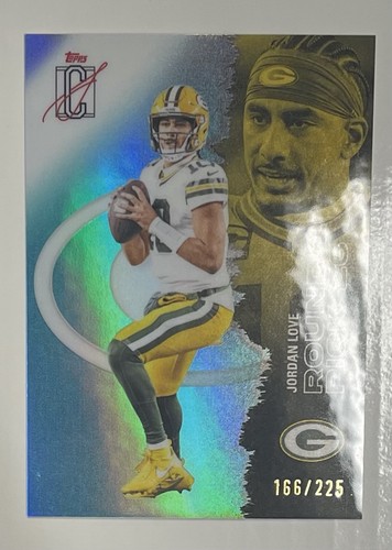 2025 Topps Signature Class Football Jordan Love (21) Teal Chrome /225