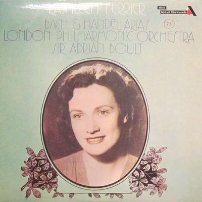 Kathleen Ferrier(Vinyl LP)Bach & Handel Arias-Decca-SDD 286-UK-Ex-/Ex