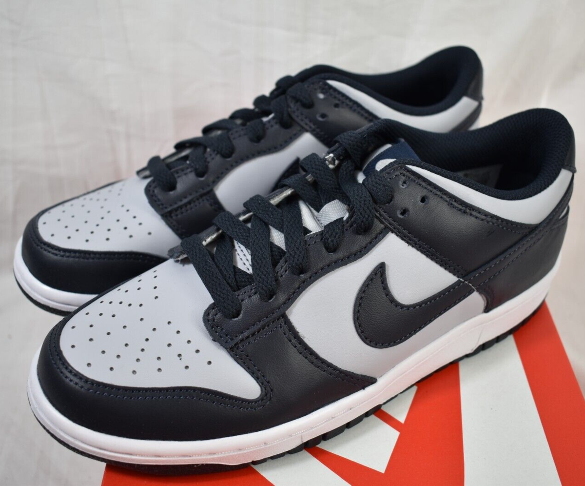 Shoe Cw1590 Nike Dunk Black Blue Low GS Hyper Cobalt Size CW1590 001