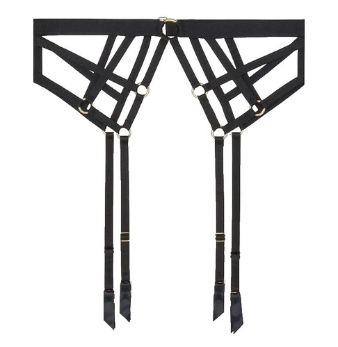 Victoria's Secret Garter Belt XS/S & Matching Panty M Embroidery Floral Set 