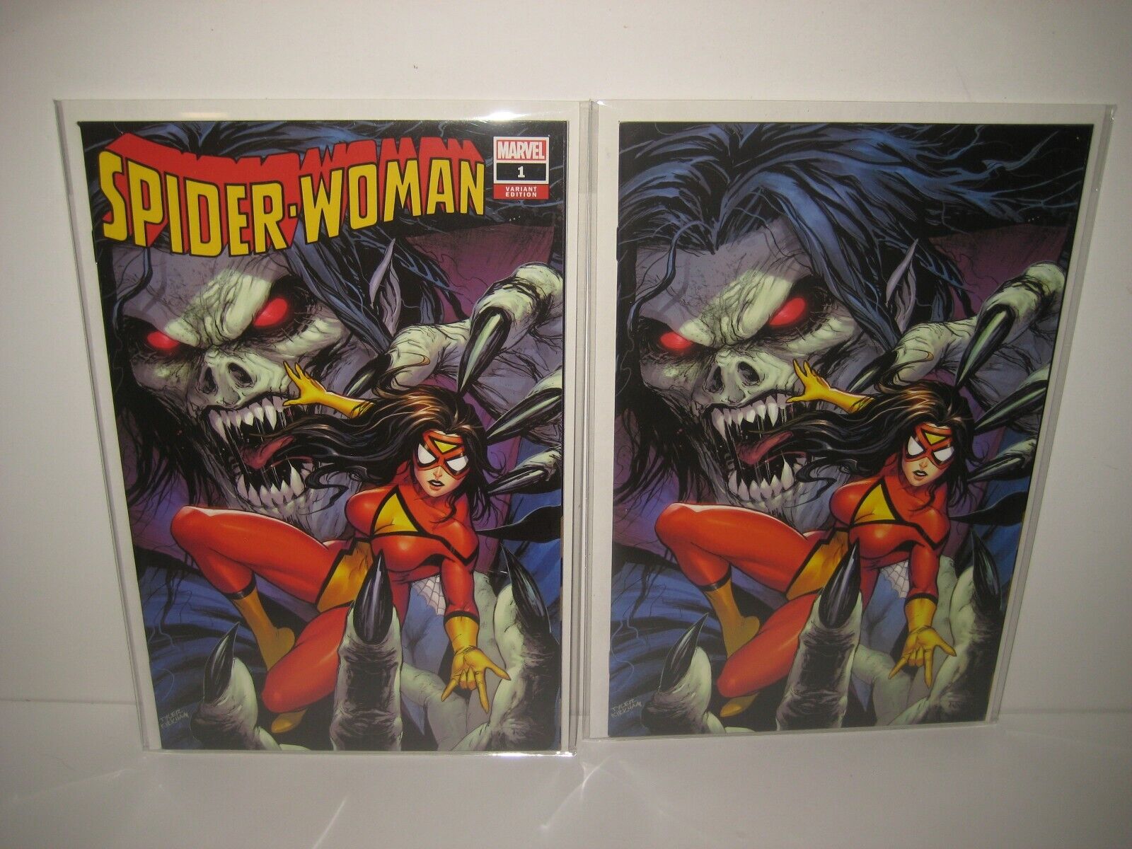Spider-Woman #1 (2020) - Tyler Kirkham Trade/Virgin Variant Set
