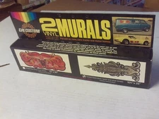 ORIGINAL CAL CUSTOM VAN Side Vinyl MURALS 10 1/2" X 25" (2) EXTENDERS #4194 