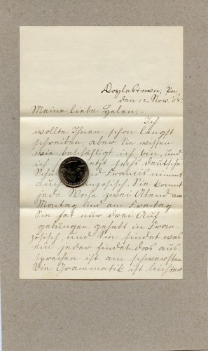 DOYLESTOWN, PA. TO GEORGE SCHOOL, PENNSYLVANIA (CDS ON BACK, ALSO NEWTOWN, PA. )