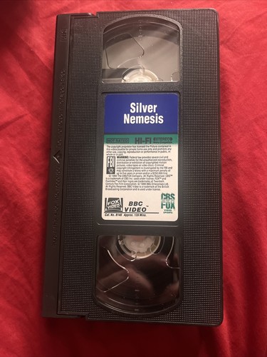 Doctor Who Silver Nemesis Extended Version VHS Sylvester McCoy Cassette Tape - Picture 3 of 3