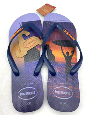 Havaianas Hype Navy Blue Flip Flops Men's Size 13 US - 45/46 BR