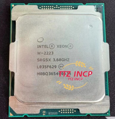 Intel Xeon W-2223 SRGSX 4-Cores 8-Threads 3.60 GHz LGA-2066 120W CPU Processor