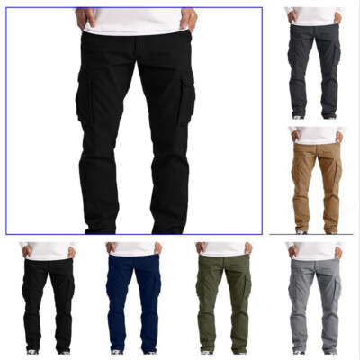 Cargohose Für Herren Vielseitig Entspannt Lässig Für Die Arbeit Mehrere Taschen
