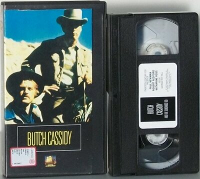 Butch Cassidy VHS FILM George Roy Hill Robert Redford