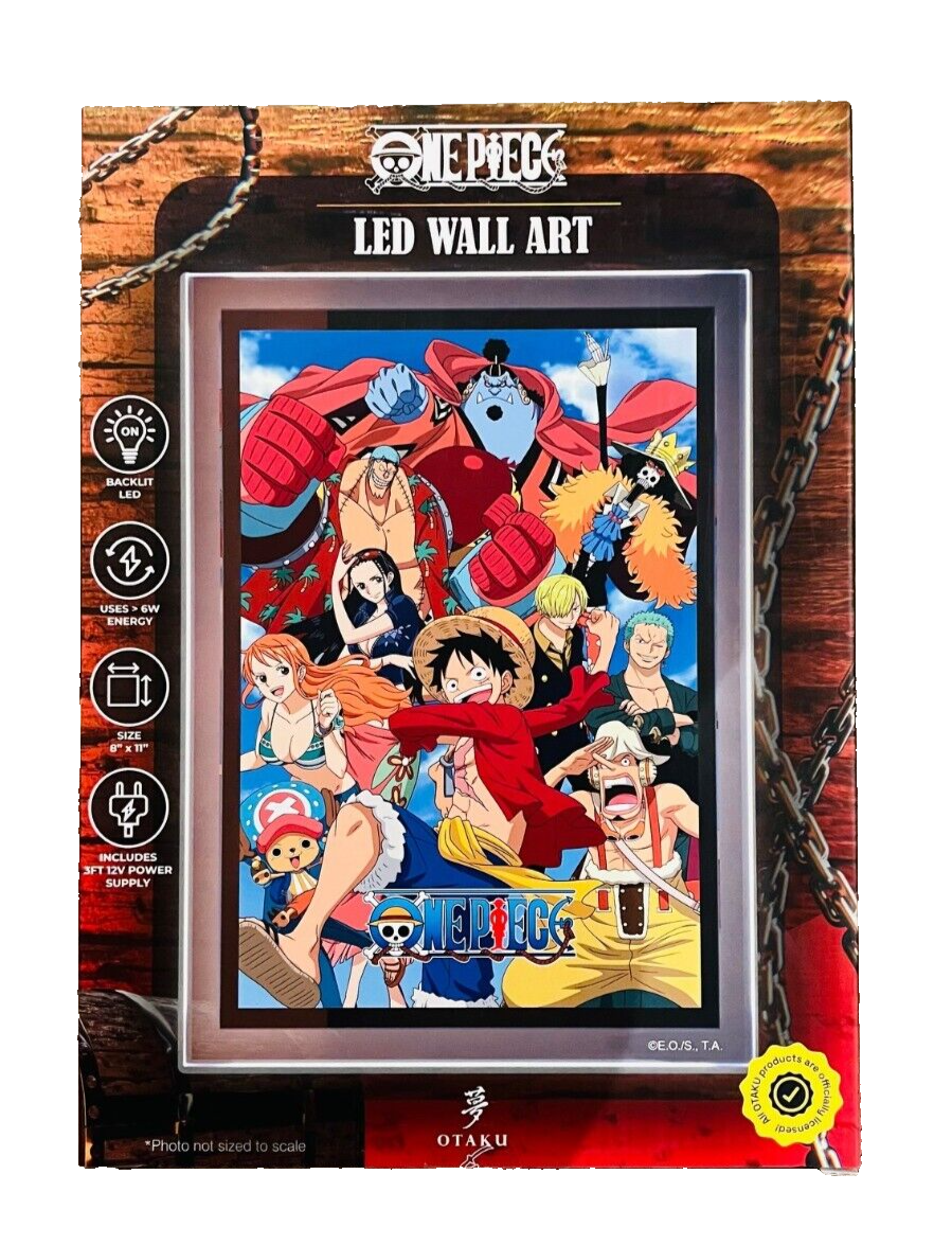 Otaku Toei Animation One Piece LED WALL ART Frame 8