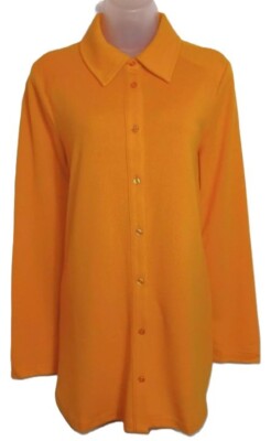 NEU SUPER NINA LEONARD  GELBE SOFT TOUCH STRETCH SHIRT BLUSE GR. M 10/12 **