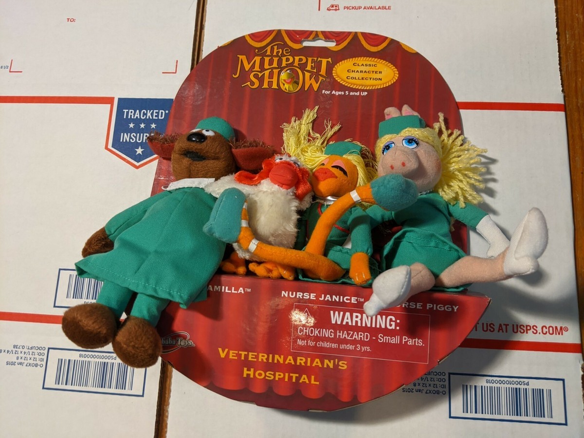 THE MUPPET SHOW PLUSH TOYS VETERINARIAN'S HOSPITAL CHARACTER SET