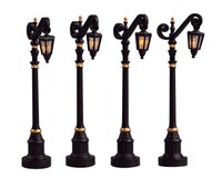 Lemax 54313 - Colonial Street Lamp - Weihnachtsdorf Winterdorf Neu